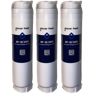 Glacier Fresh GF-21/Z021 Ice & Water Refrigerator Filter for Bosch 3PK